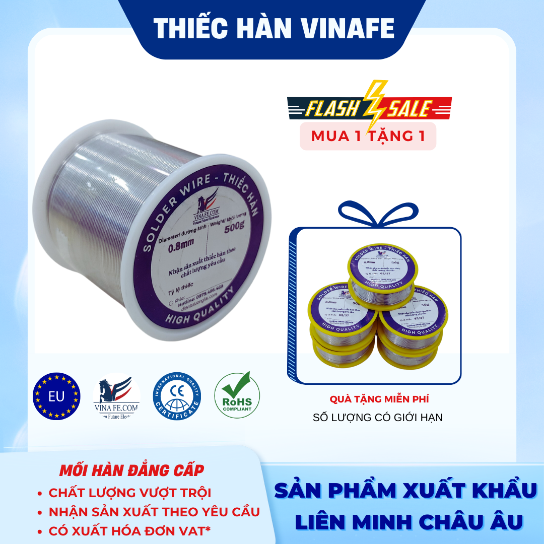 Thiếc Hàn Chất Lượng – Giải Pháp Kết Nối Hoàn Hảo Cho Mạch Điện
