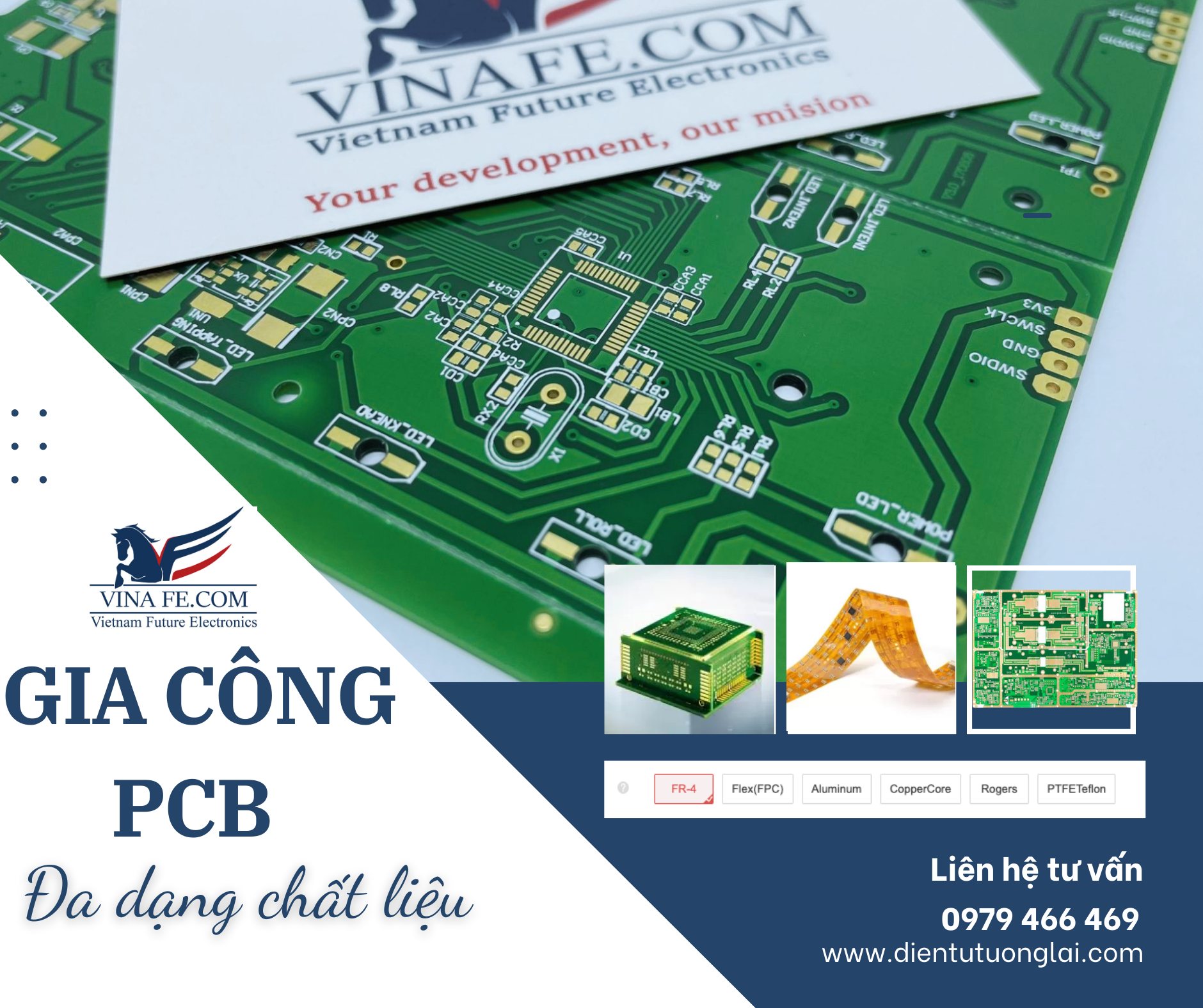 Gia công PCB đa dạng vật liệu – Doanh nghiệp nên chọn giải pháp nào?