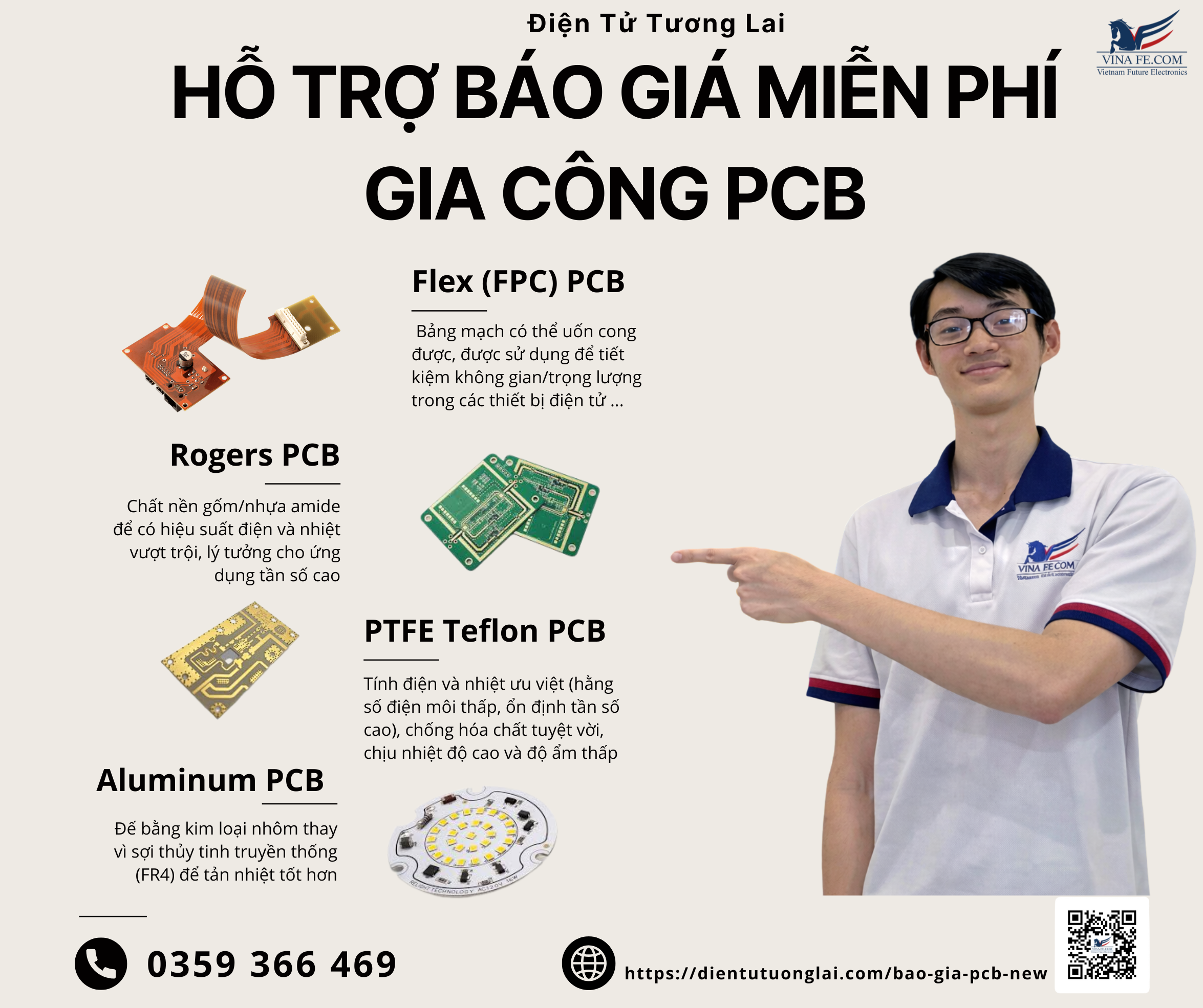 HỖ TRỢ BÁO GIÁ MIỄN PHÍ – GIA CÔNG PCB THEO YÊU CẦU